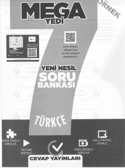 MEGA YEDİ YENİ NESİL SORU BANKASI TÜRKÇE