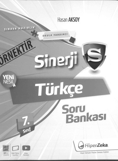 SİNERJİ TÜRKÇE SORU BANKASI SegaCopy Fotokopi Merkezi
