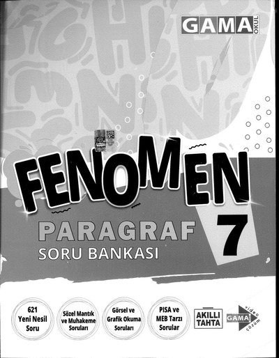 FENOMEN PARAGRAF SORU BANKASI SegaCopy Fotokopi Merkezi