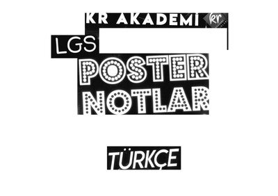 LGS POSTER NOTLAR TÜRKÇE SegaCopy Fotokopi Merkezi