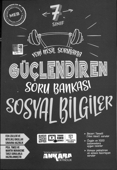 GÜÇLENDİREN SORU BANKASSI SOSYAL BİLGİLER SegaCopy Fotokopi Merkezi