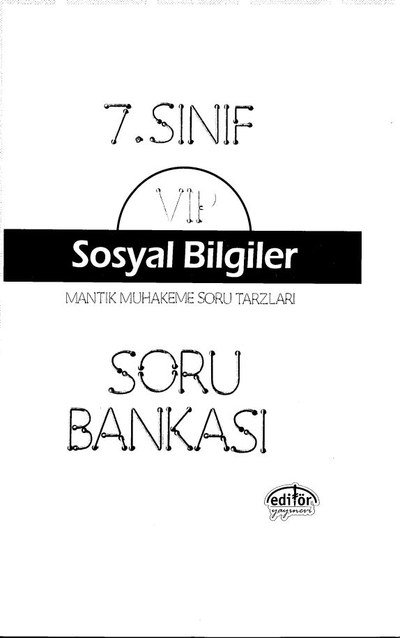 VIP SOSYAL BİLGİLER SORU BANKASI SegaCopy Fotokopi Merkezi