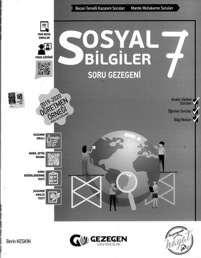 SOSYAL BİLGİLER SORU GEZEGENİ SegaCopy Fotokopi Merkezi