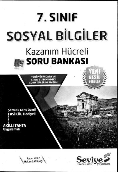 SOSYAL BİLGİLER KAZANIM HÜCRELİ SORU BANKASI