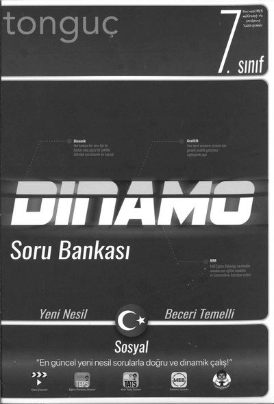 DİNAMO SORU BANKASI SOSYAL BİLGİLER SegaCopy Fotokopi Merkezi