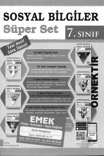 SOSYAL BİLGİLER SÜPER SET SegaCopy Fotokopi Merkezi