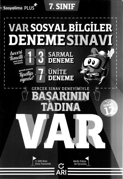 VAR SOSYAL BİLGİLER BAŞARININ TADINA VAR SegaCopy Fotokopi Merkezi