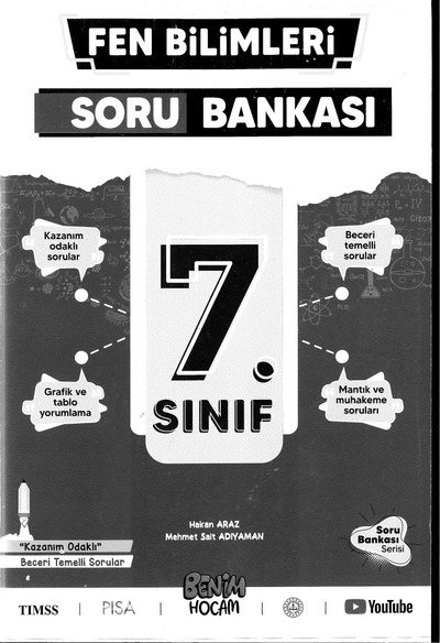 FEN BİLİMLERİ SORU BANKASI SegaCopy Fotokopi Merkezi