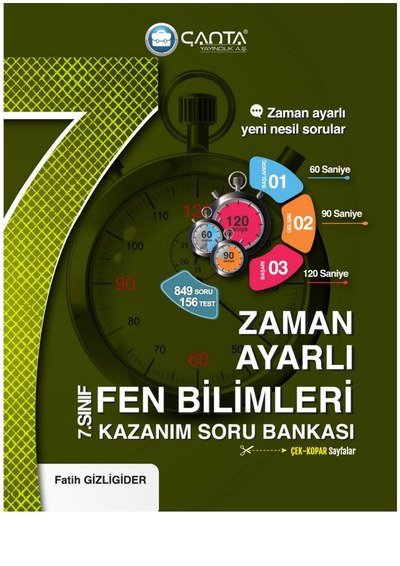 ZAMAN AYARLI FEN BİLİMLERİ KAZANIM SORU BANKASI