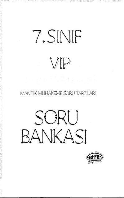 VIP SORU BANKASI FEN BİLİMLERİ SegaCopy Fotokopi Merkezi