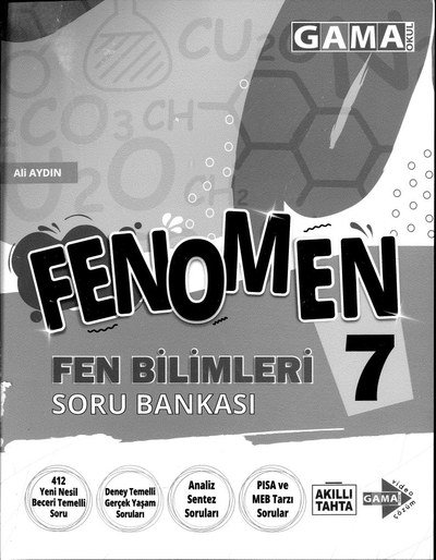 FENOMEN FEN BİLİMLERİ SORU BANKASI
