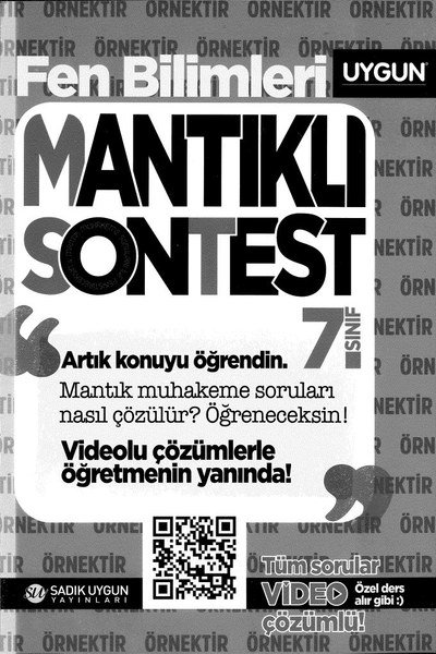 FEN BİLİMLERİ MANTIKLI SONTEST SegaCopy Fotokopi Merkezi
