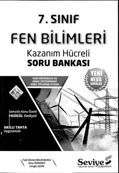 FEN BİLİMLERİ KAZANIM HÜCRELİ SORU BANKASI SegaCopy Fotokopi Merkezi