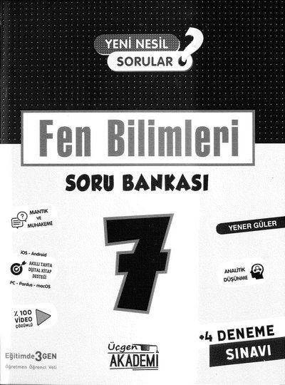 FEN BİLİMLERİ SORU BANKASI