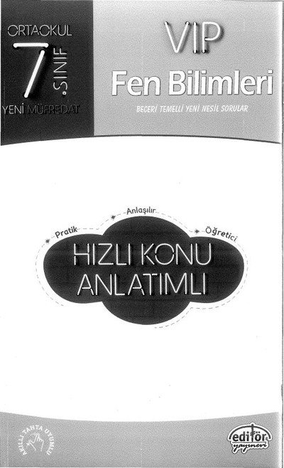 VIP FEN BİLİMLERİ HIZLI KONU ANLATIMLI