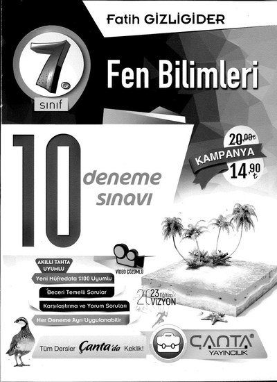 FEN BİLİMLERİ 10 DENEME SINAVI SegaCopy Fotokopi Merkezi