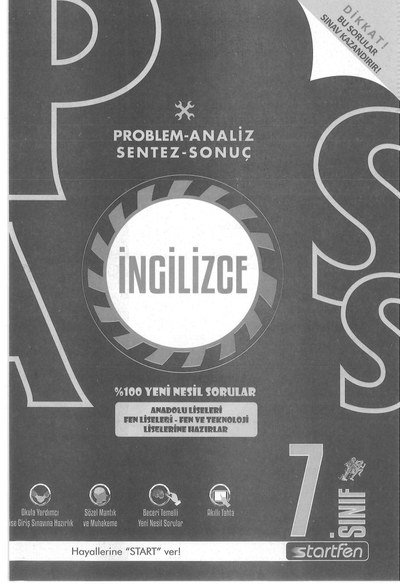 İNGİLİZCE %100 YENİ NESİL SORULAR SegaCopy Fotokopi Merkezi