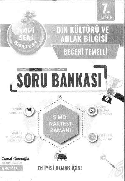 DİN KÜLTÜRÜ VE AHLAK BİLGİSİ BECERİ TEMELLİ SORU BANKASI SegaCopy Fotokopi Merkezi