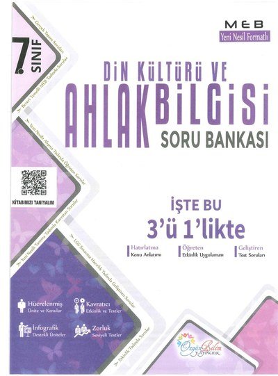 DİN KÜLTÜRÜ VE AHLAK BİLGİSİ SORU BANKASI İŞTE BU 3'Ü 1'LİKTE
