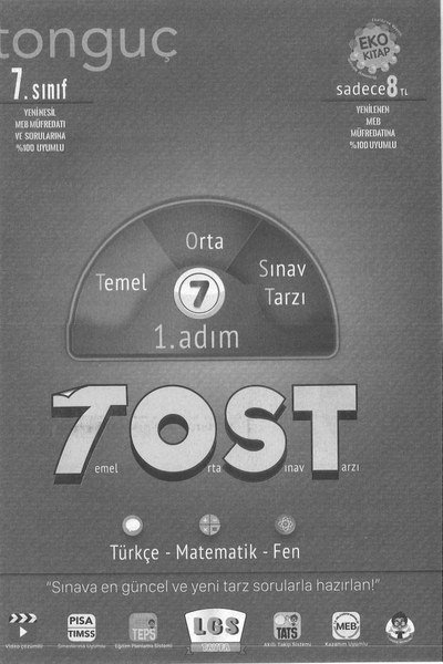 TEMEL ORTA SINAV TARZI 1. ADIM TOST SegaCopy Fotokopi Merkezi