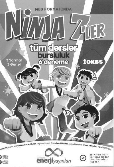 NİNJA 7'LER TÜM DERSLER BURSLULUK 6 DENEME SegaCopy Fotokopi Merkezi