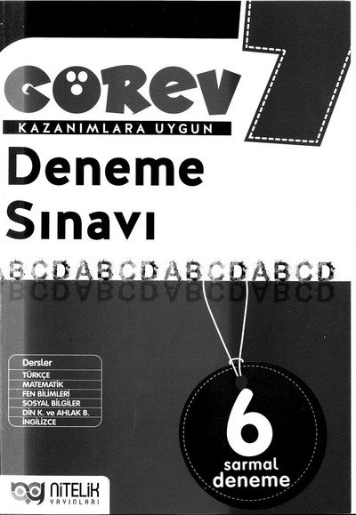 GÖREV KAZANIMLARA UYGUN DENEME SINAVI