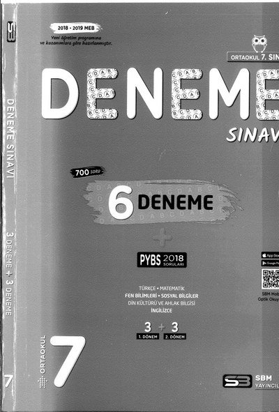 DENEME SINAVI 6 DENEME SegaCopy Fotokopi Merkezi