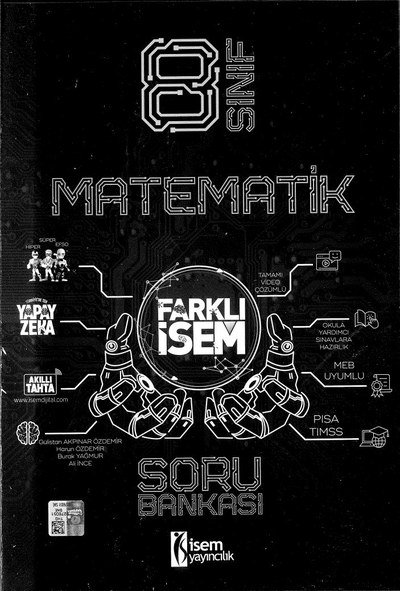 MATEMATİK FARKLI İSEM SORU BANKASI SegaCopy Fotokopi Merkezi