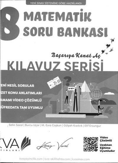 MATEMATİK SORU BANKASI KILAVUZ SERİSİ SegaCopy Fotokopi Merkezi