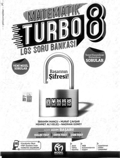 MATEMATİK TURBO LGS SORU BANKASI SegaCopy Fotokopi Merkezi