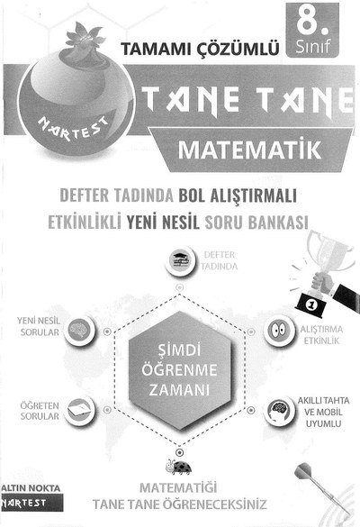 TAMAMI ÇÖZÜMLÜ TANE TANE MATEMATİK SegaCopy Fotokopi Merkezi