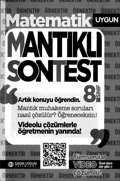 MATEMATİK MANTIKLI SONTEST SegaCopy Fotokopi Merkezi