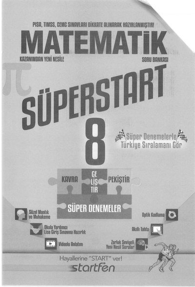 MATEMATİK SORU BANKASI SÜPERSTART SegaCopy Fotokopi Merkezi