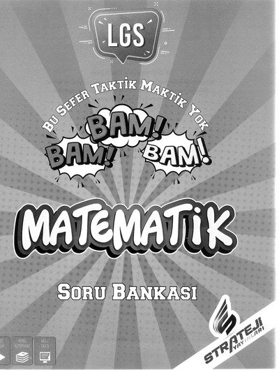 BAM BAM BAM MATEMATİK SORU BANKASI SegaCopy Fotokopi Merkezi
