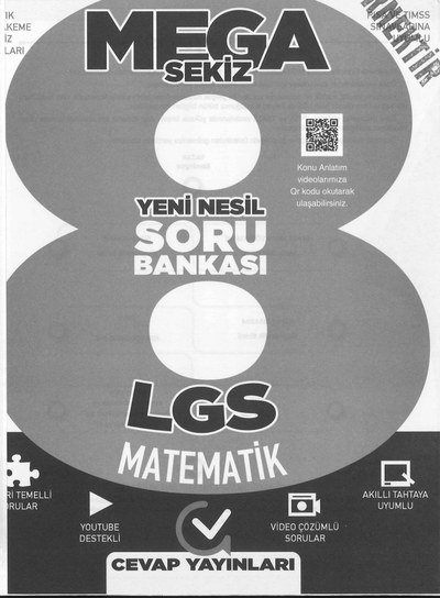 MEGA SEKİZ YENİ NESİL SORU BANKASI SegaCopy Fotokopi Merkezi