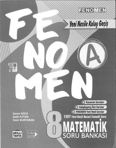 FENOMEN MATEMATİK SORU BANKASI SegaCopy Fotokopi Merkezi