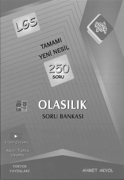 TAMAMI YENİ NESİL 250 SORU OLASILIK SORU BANKASI