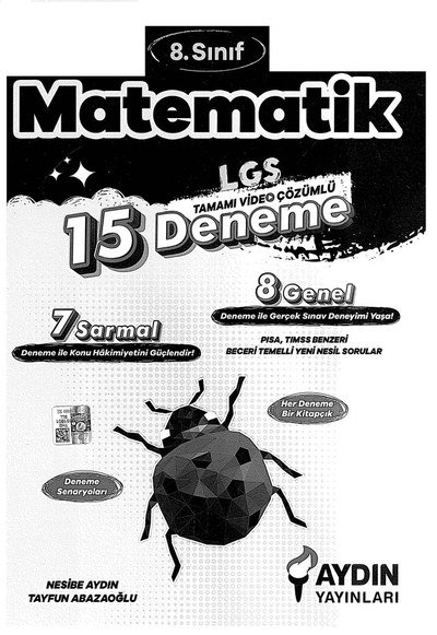 MATEMATİK LGS 15 DENEME SegaCopy Fotokopi Merkezi