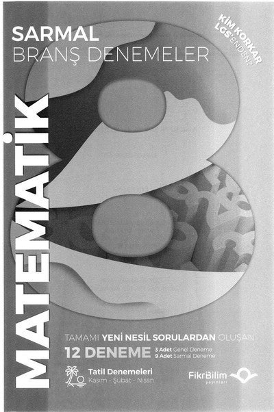 SARMAL BRANŞ DENEMELERİ MATEMATİK 12 DENEME SegaCopy Fotokopi Merkezi