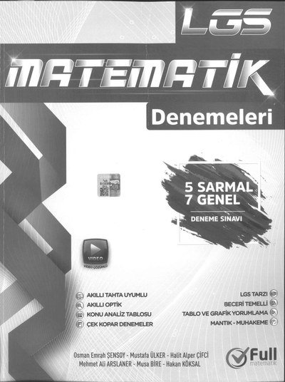 MATEMATİK LGS DENEMELERİ SegaCopy Fotokopi Merkezi
