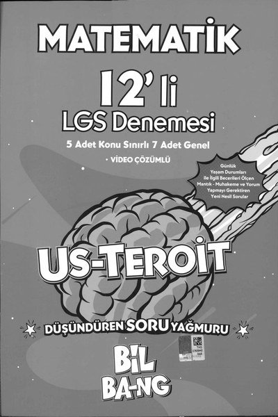 MATEMATİK 12'Lİ LGS DENEMESİ US-TEROIT BİL BA-NG SegaCopy Fotokopi Merkezi