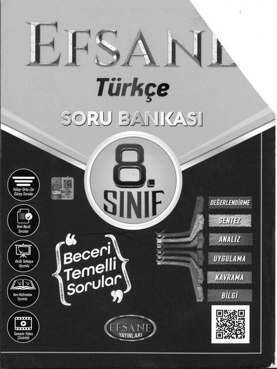 EFSANE TÜRKÇE SORU BANKASI SegaCopy Fotokopi Merkezi
