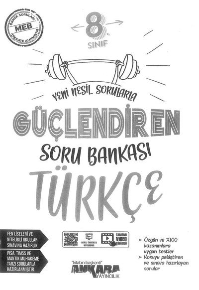 GÜÇLENDİREN SORU BANKASI TÜRKÇE SegaCopy Fotokopi Merkezi