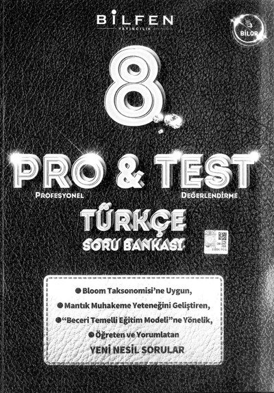 PRO & TEST TÜRKÇE SORU BANKASI