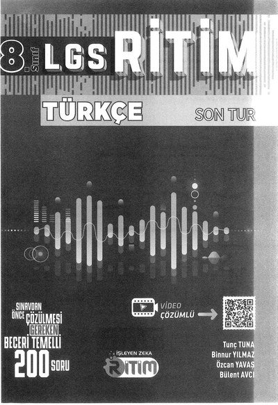 LGS RİTİM TÜRKÇE SON TUR SegaCopy Fotokopi Merkezi