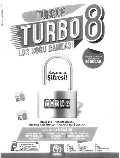 TÜRKÇE TURBO LGS SORU BANKASI