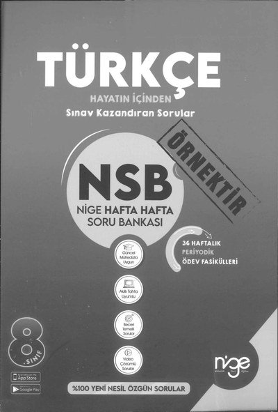 TÜRKÇE NSB HAFTA HAFTA SORU BANKASI SegaCopy Fotokopi Merkezi