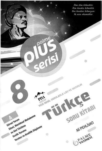 PLUS SERİSİ TÜRKÇE SORU KİTABI