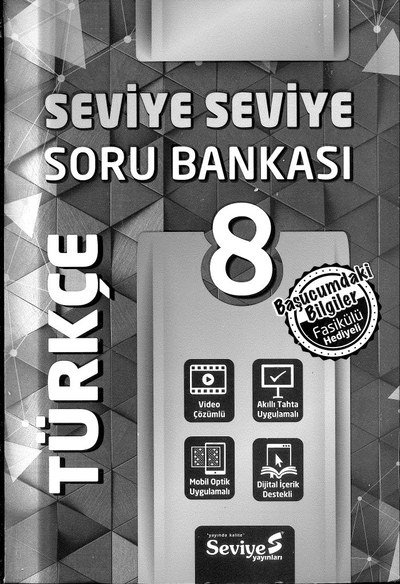 SEVİYE SEVİYE SORU BANKASI TÜRKÇE SegaCopy Fotokopi Merkezi