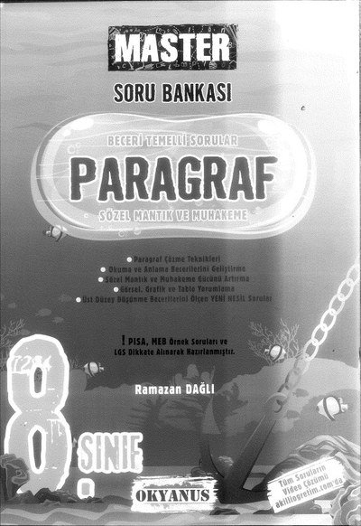 MASTER SORU BANKASI PARAGRAF SÖZEL MANTIK VE MUHAKEME